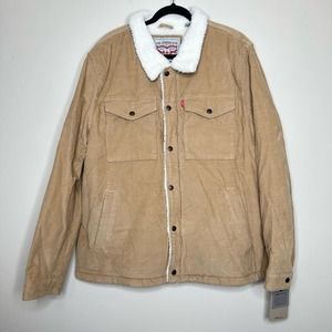 Levi's Classic Tan Sherpa-Lined Jacket